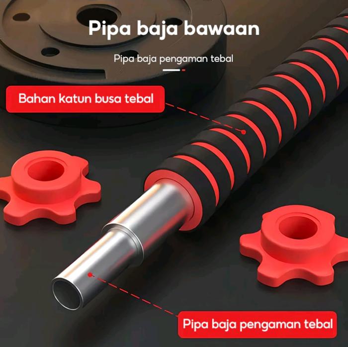 TWEN Dumbbell Set 30kg Gambar produk 3