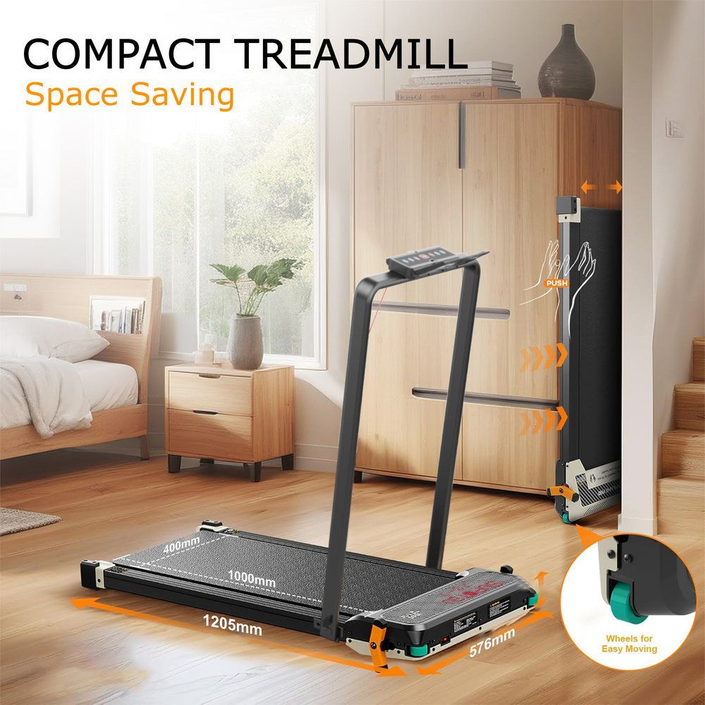 SUPOTSU KUMO Treadmill Listrik Portable Multifungsi Treadmil Gambar produk 8